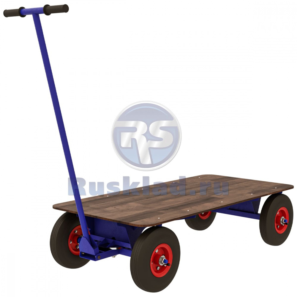 Облегченная платформенная тележка фанерная ТПО-О
