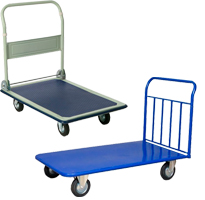 Платформенная металлическая тележка складская ТПС