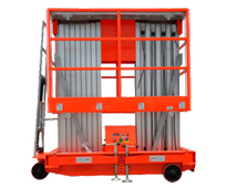 Подъемник мачтовый телескопический модели GTWY9-100 DC 220V50HZ (автономный) 125 кг 9м