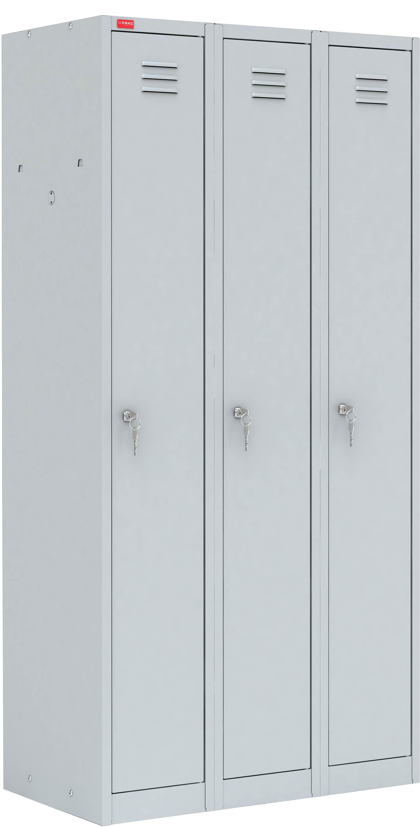 Металлический шкаф для одежды ШРМ-33 1860x900x500 мм