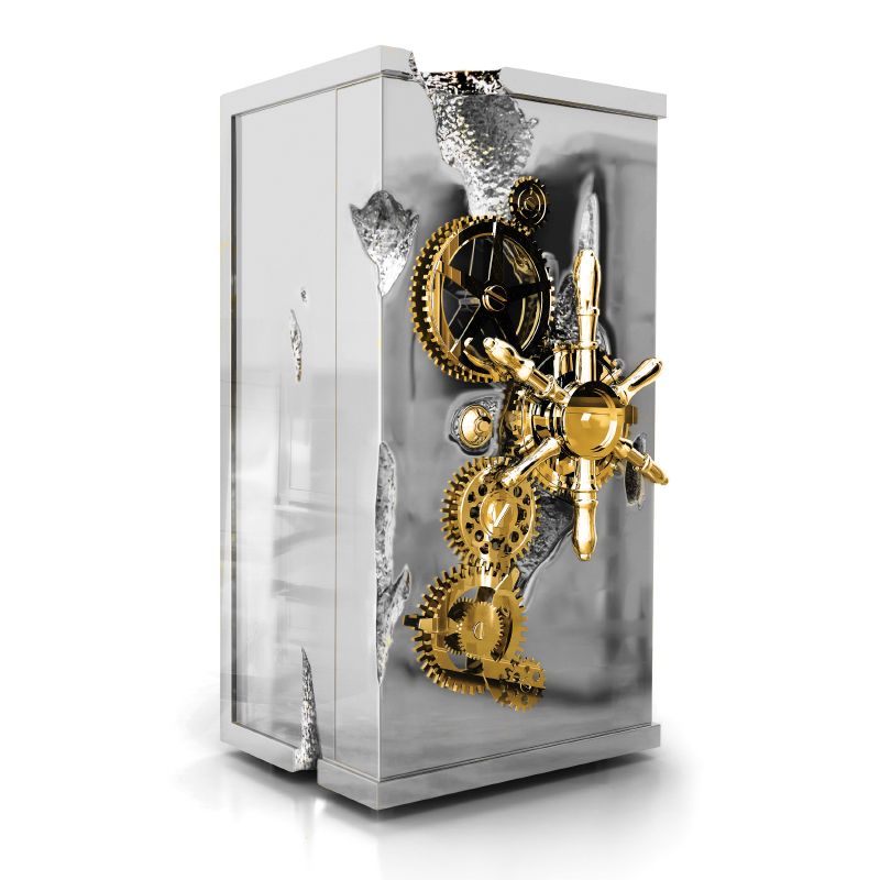 Сейф взломостойкий Boca Do Lobo MILLIONAIRE SILVER с ключевым замком