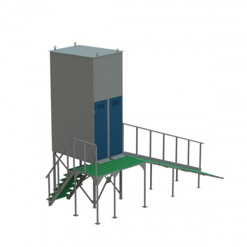 Склад для баллонов с углекислотой СГБ-10 ПВЛ