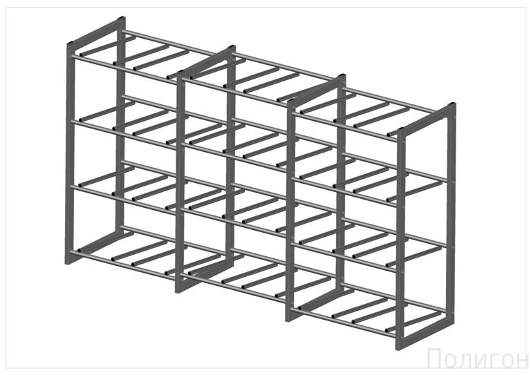 Стеллаж для бутылей 24 Редут-24