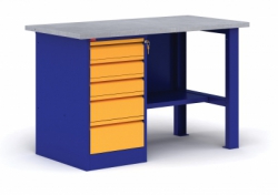 Верстак металлический однотумбовый ВП-3Т/1,6