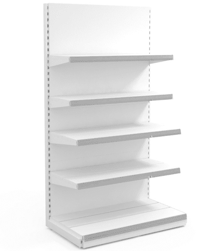Стеллаж торговый пристенный средний ЭКОНОМ серия