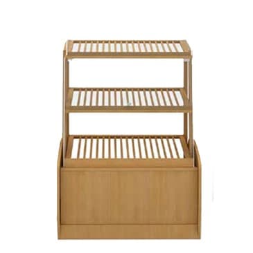 Деревянная витрина для хлеба