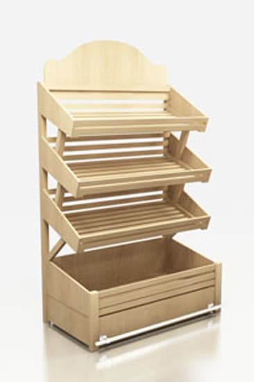 Стеллаж для хлеба с топором