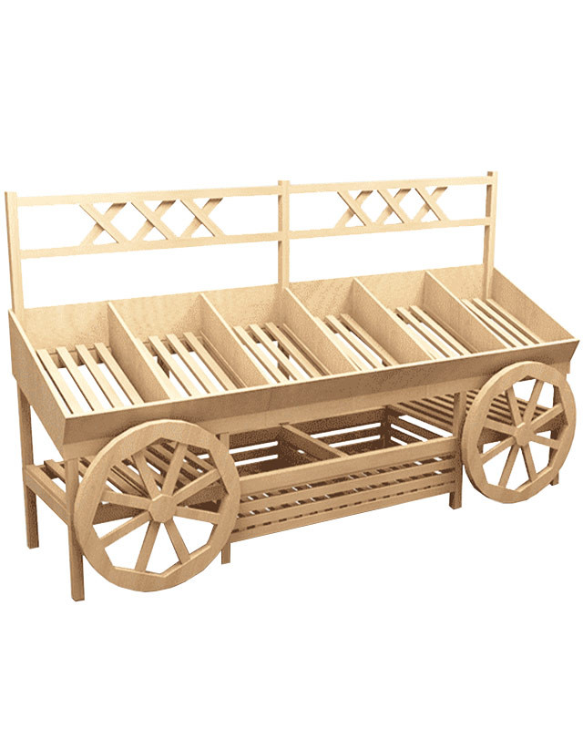 Развал для овощей и фруктов с накопителем