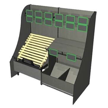 Овощной стеллаж - развал комплексный