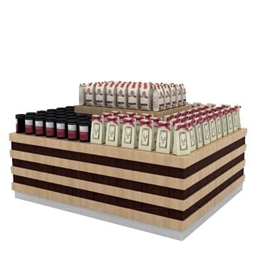 Овощной стеллаж развал стол