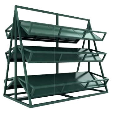 Стеллаж для овощей - развал многоуровневый