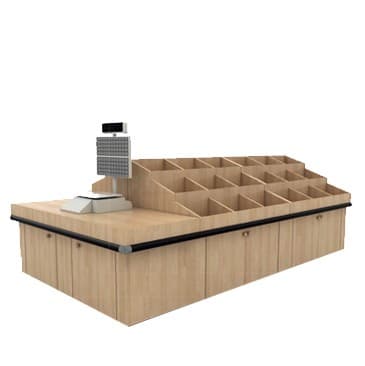 Овощной стеллаж развал с весами