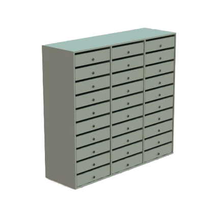 Шкаф металлический абонентский ША-30 (1040х1140х350)