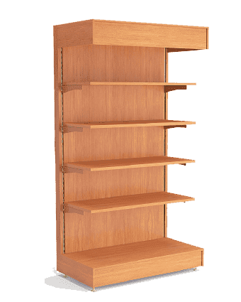 Стеллаж с фризом для алкоголя