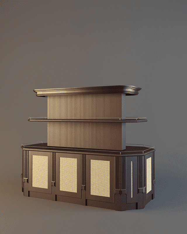 Островной стеллаж для вина с накопителем LD 009