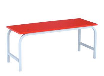 Скамья гардеробная 1000 ЛДСП (красная)