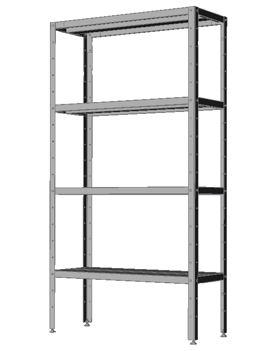 Стеллаж для склада из нержавейки