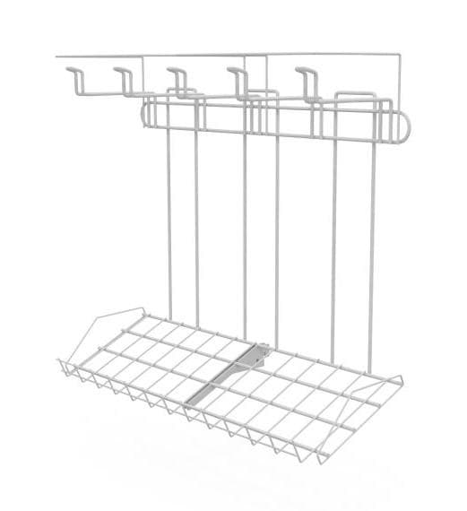 Наклонный блок 1 полка с блоком крючков 5шт.