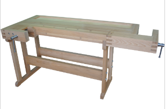 Верстак Классика с усиленным подверстачьем Профессиональный+ (сосна)