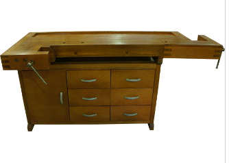 Верстак Профессиональный (береза) с тумбой "Престиж"