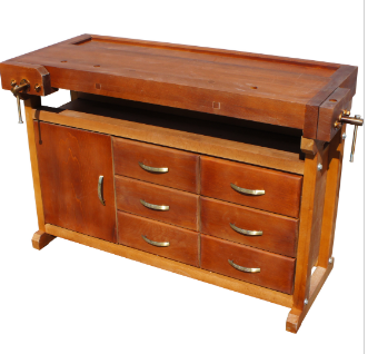 Верстак Школьный (береза) с тумбой "Престиж"