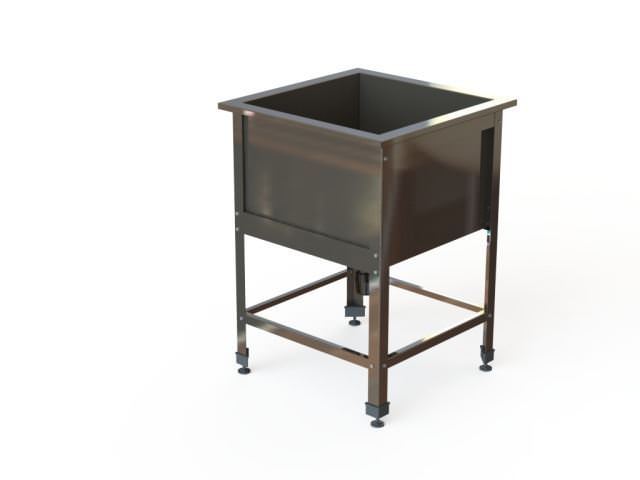 Ванна сварная 1 секционная котломоечная ВМС1-13/7Ц-Э