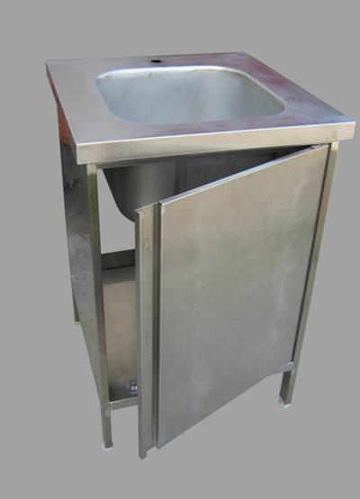 Ванна моечная 1-гнездовая закрытая длина 600 мм