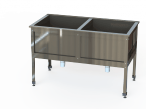 Ванна сварная 2-х секционная ВМС2-13/7Ц-Э
