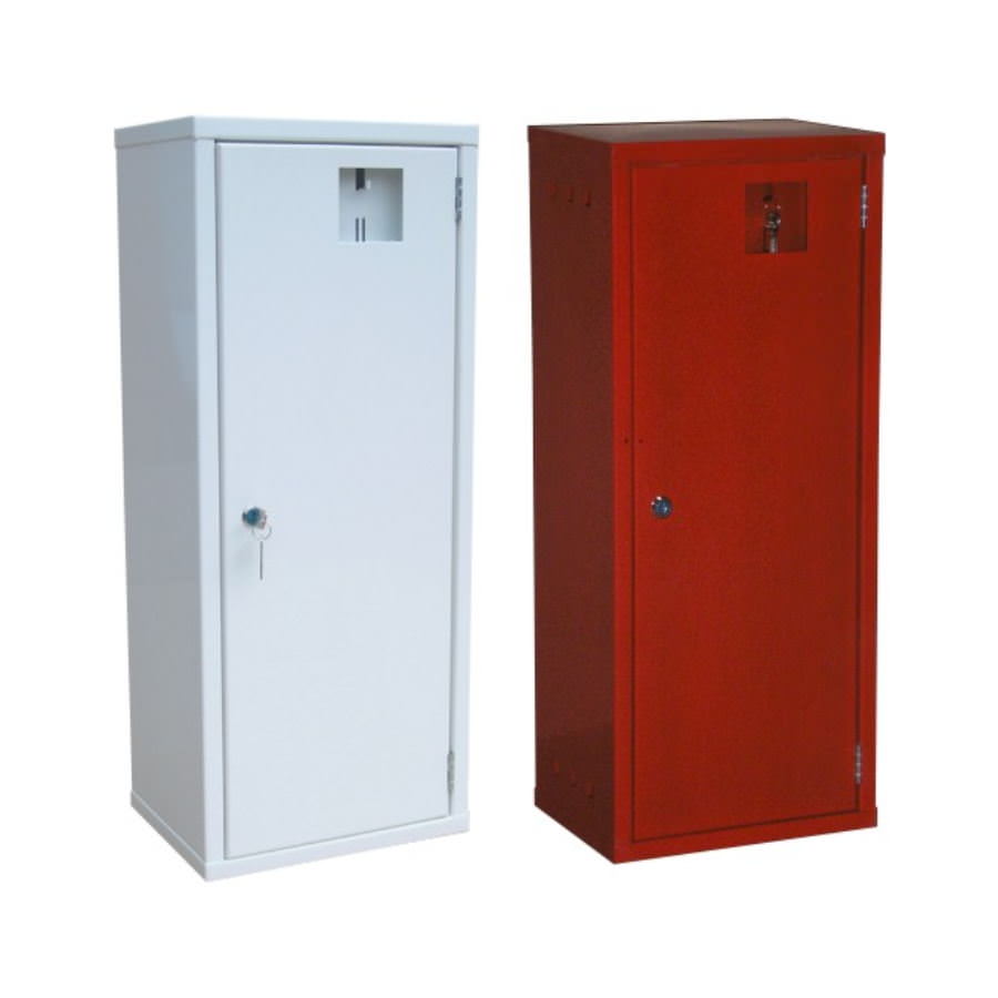 Шкаф для хранения огнетушителя , дверь металлическая ШП-О-01НМБ/НМК