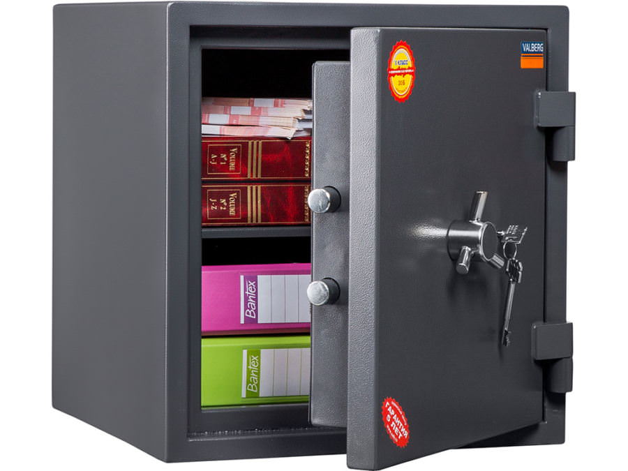 Сейф огневзломостойкий VALBERG ГРАНИТ 46 с ключевым замком