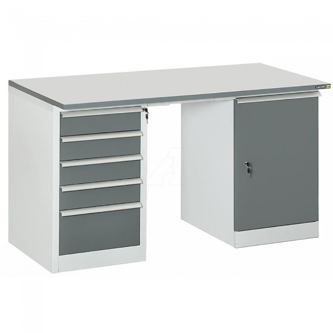 Стол рабочий КОНСТАНТ СР-18-7+ДР-05+ТМБ-01 ESD