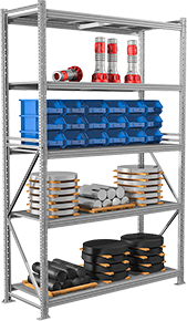 Стеллаж MS PRO 300/150X80/5