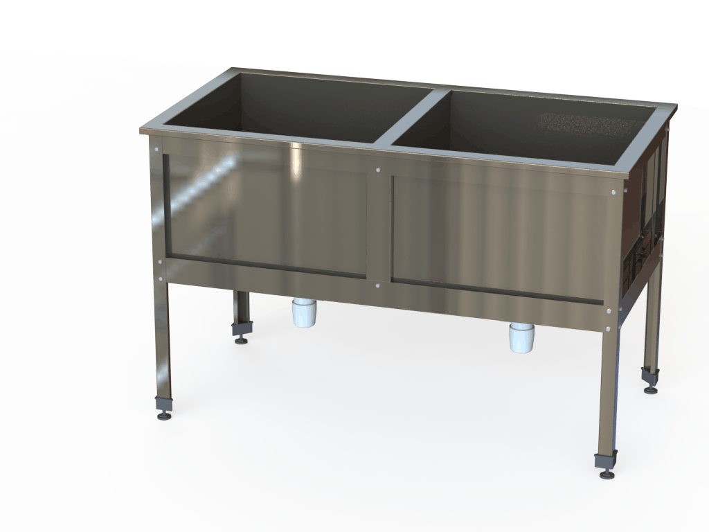 Ванна сварная 2-х секционная ВМСН2-13/7