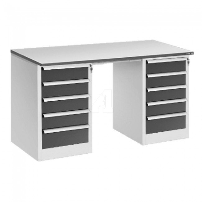 Стол рабочий КОНСТАНТ СР-18-7+ДР-05+ДР-05 ESD