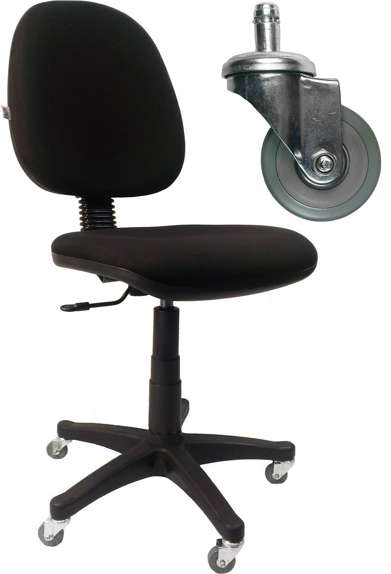  Стул СТ-280 промышленный ткань (колеса)