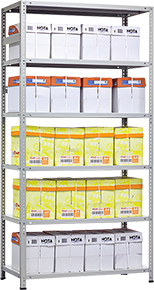 Стеллаж MS Hard 250/100x60/4 полки