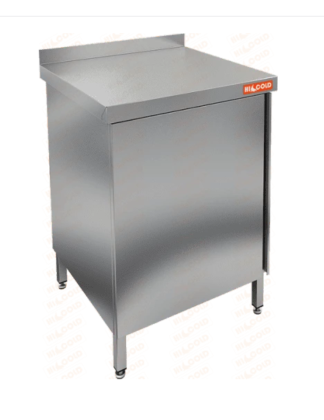 Стол производственный пристенный с распашными дверями НСЗ-6/6БП