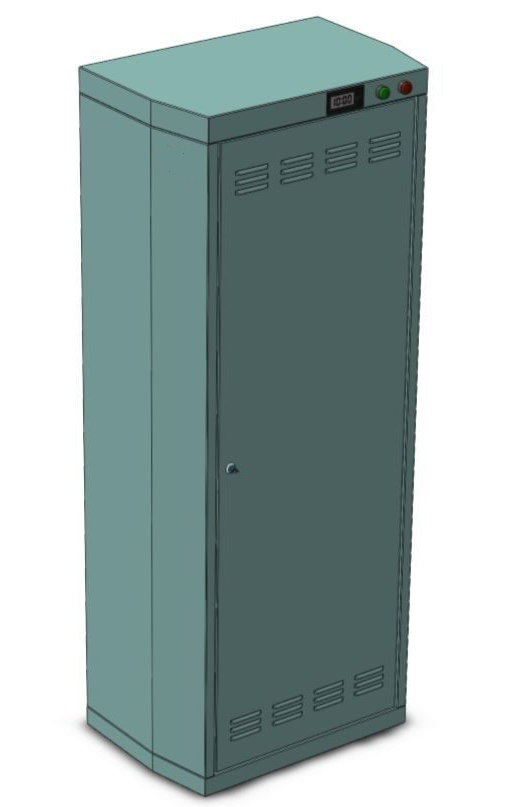 Шкаф для дезинфекции одежды ШДЗО-195х55х40