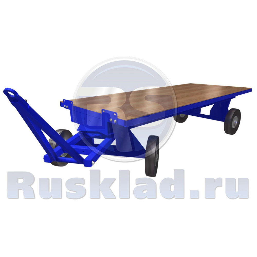 Тележка большегрузная с фанерным настилом БТ 5 Н 1
