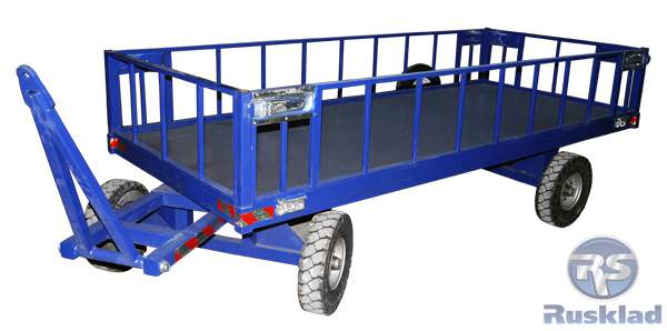 Телега большегрузная с фанерным настилом и каркасным бортом БТ 1 КБ
