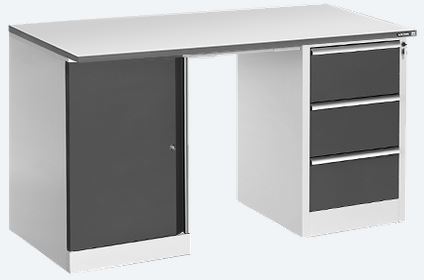 Стол рабочий КОНСТАНТ CP-15+ТМБ-01+ДР-03