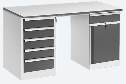 Стол рабочий КОНСТАНТ CP-18-7+ДР-05+ТМБ-02 ESD