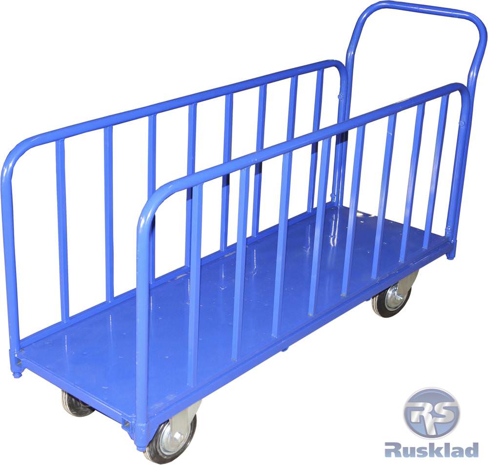 Тележка длинномер ДЛ с трубчатыми бортами