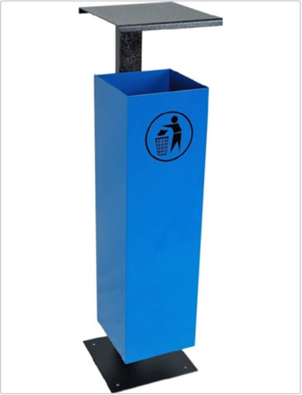 Урна с пепельницей уличная - УО