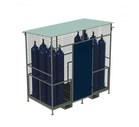 Хранилище для газовых баллонов сетчатое сварное ХГС-02 ПВЛ