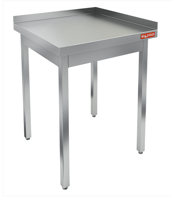 Стол производственный пристенный НСО-7/7ББ с двумя бортами без полки