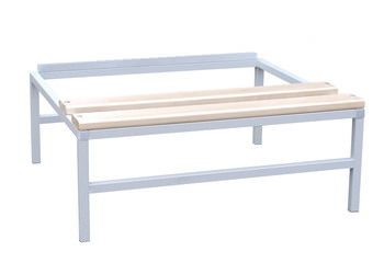 Подставка со скамьёй под шкаф (верх металл)