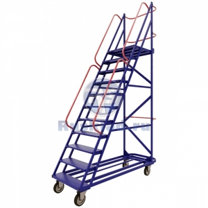 Лестница передвижная, десять ступеней ЛС 10