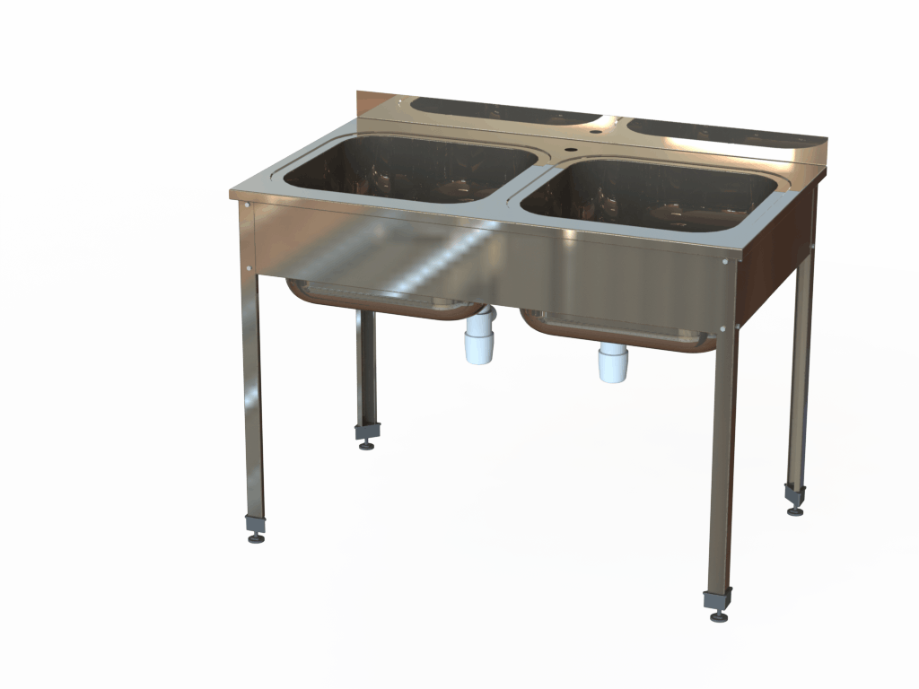 Ванна цельнотянутая 2-х секционная ВМЦ2-12/7-553Б-Ц