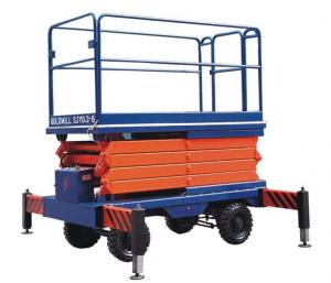 Подъемник ножничный передвижной модели SJY 1000 кг 6 м